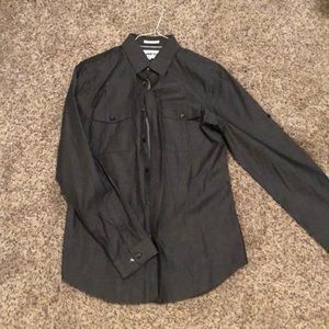 Express men’s dress shirt slim fit size M